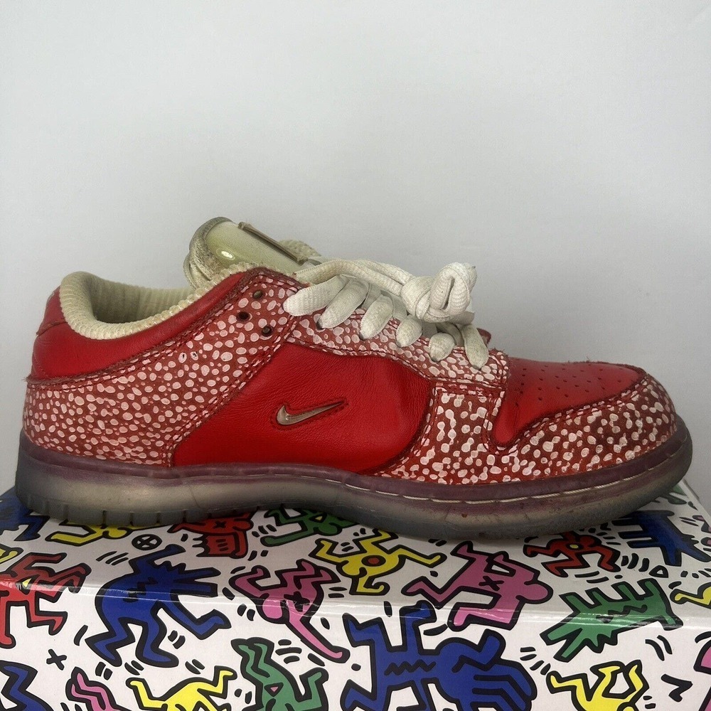 Nike SB Dunk Low Stingwater Magic Mushroom Men’s Size 8 DH7650-600 OG Retro Red - Picture 3 of 16